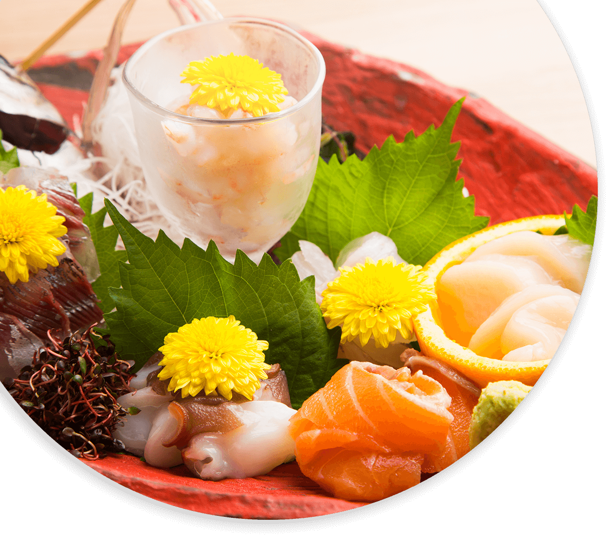 刺身盛り合わせ